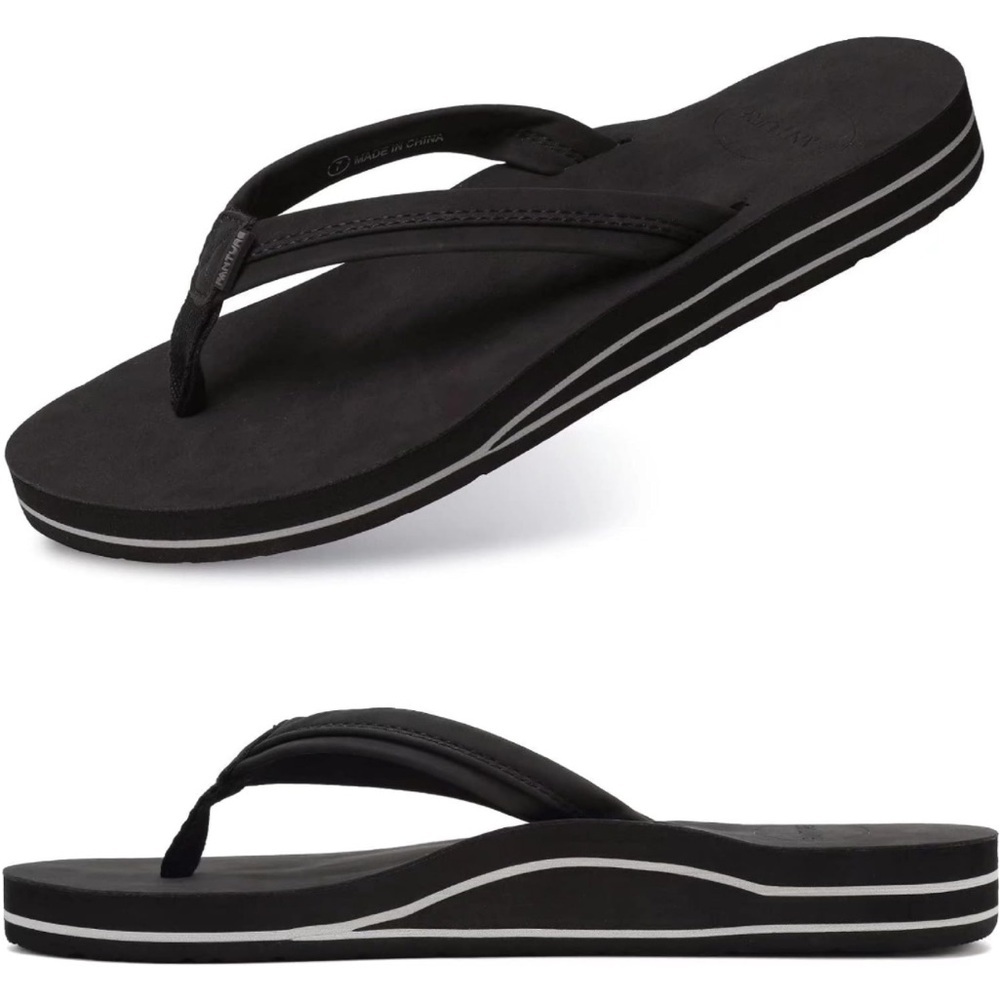 Womens black sandals with arch support